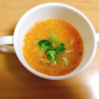 【離乳食完了期】野菜たっぷりコンソメスープ